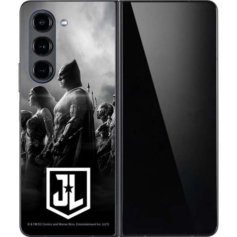 The Justice League (2017) Profile Characters Poster Galaxy Z Fold5 5G Skin